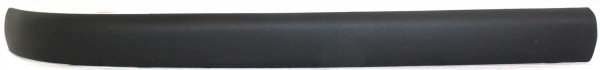 Front Bumper Molding for BMW 3-Series (2002-2005), Right (Passenger) Side, Impact Strip, Black, w/o Sport Package, Sedan, Replacement Fits: 320i, 325i, 325xi, 330i, 330xi.