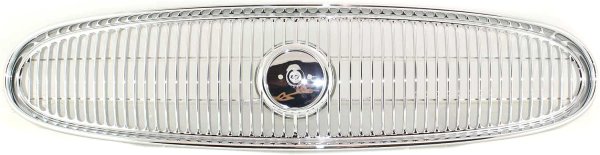 Chrome Shell and Insert Grille for Buick LeSabre, Fits Years 2000-2005, Replacement