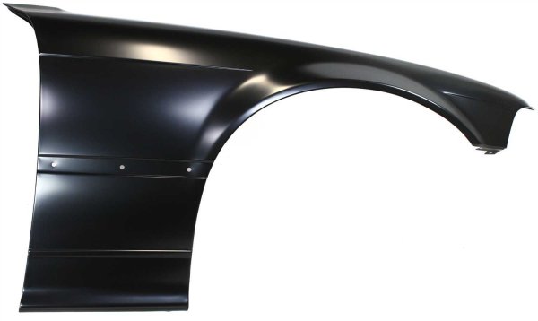 Front Fender for BMW 3-Series 1992-1996, Right (Passenger), Primed (Ready to Paint), Convertible/Coupe, Without Side Repeater Lights, Replacement - Fits 318i/323i/325i/328i