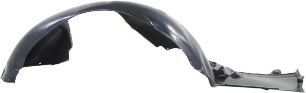 Front Fender Liner for BMW 3-Series 1999-2005, Left (Driver), Rear Section, Sedan/Wagon, Replacement - Fits 320i, 323i, 325i, 328i, 330i Models.