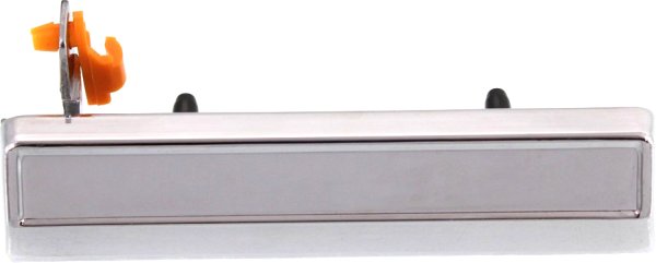Exterior Front Door Handle for Chevrolet S10 Blazer 1983-1994, Right (Passenger), Chrome, Metal (Zinc), Replacement