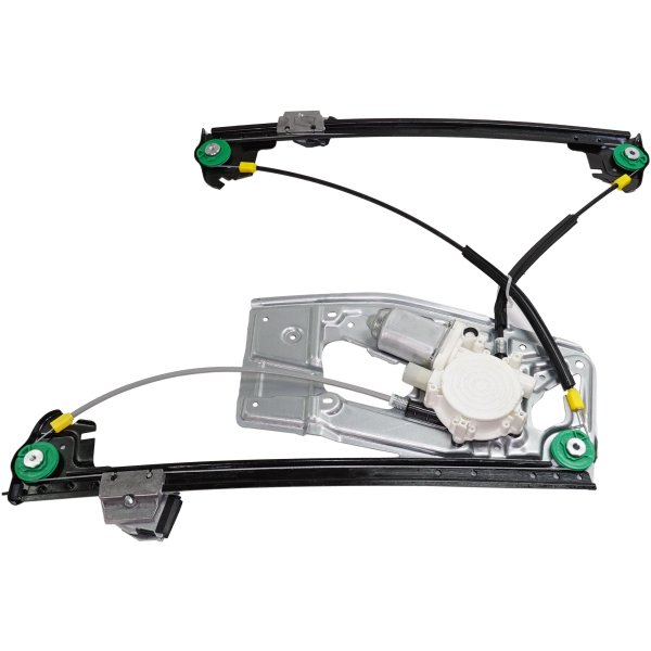 Front Window Regulator for BMW 5-Series (1997-2003), Right (Passenger), Power with Motor, Replacement Models: 520i, 523i, 528i, 530i, 540i, M5