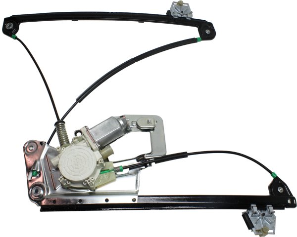 Power Front Window Regulator with Motor for BMW 5-Series 1997-2003, Left (Driver), Replacement Models: 520i, 523i, 525i, 528i, 530i, 535i, 540i, 545i, 550i, M5.