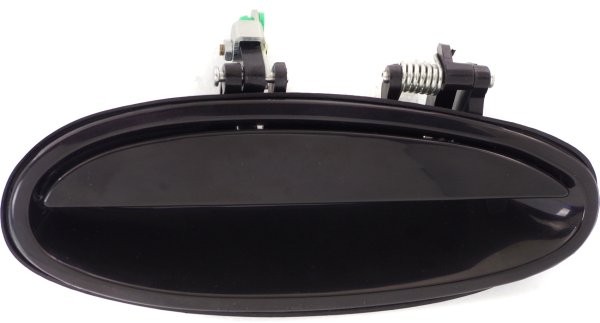 Rear Exterior Door Handle for Bonneville/LeSabre 2000-2005, Right (Passenger), Smooth Black, Plastic, Replacement
