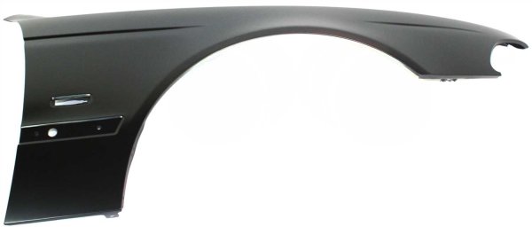Front Fender for BMW 5-Series 1997-2003, Right (Passenger), Primed (Ready to Paint), Replacement - fits 520i, 523i, 525i, 528i, 530i, 535i, 540i, 545i, M5.