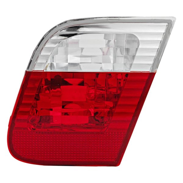 Tail Light for BMW 3-Series (2002-2005), Right (Passenger) Side, Inner Lens, Housing, Clear and Red Lens, Sedan, Replacement. Models: 320i, 323i, 325i, 330i