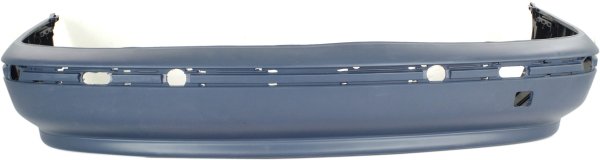 Rear Bumper Cover for BMW 5-Series 1999-2003, Primed (Ready to Paint), Sedan, Replacement Models: 520i, 523i, 525i, 528i, 530i, 535i, 540i, M5