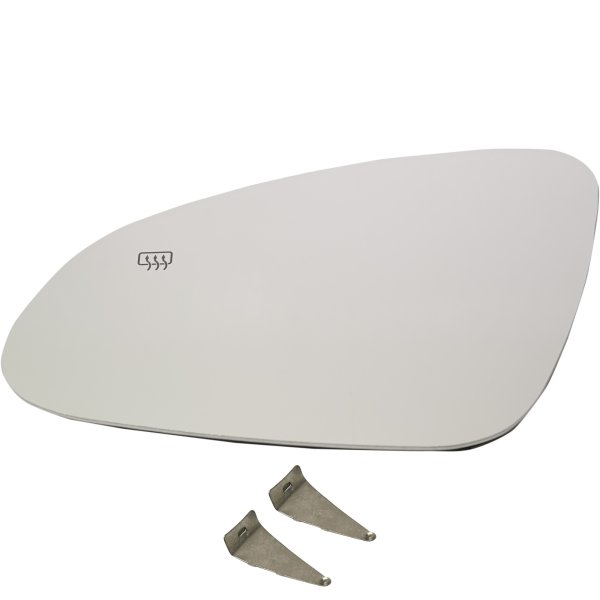 Heated Mirror Glass for Buick Verano 2012-2017, Left (Driver) Side, with Backing Plate, Replacement