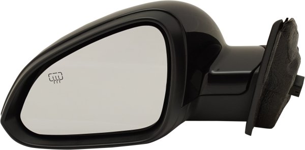 Power Mirror for Buick Regal 2011-2017, Left (Driver) Side, Manual Folding, Heated, Paintable, with Signal Light, without Lane Departure Warning System, Replacement