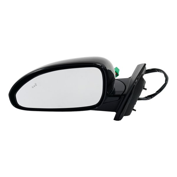 Power Mirror for Buick Enclave 2013-2017, Left (Driver) Side, Manual Folding, Heated, Paintable, with Blind Spot Detection, Memory Function, and Signal Light, Replacement