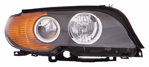 2003 - 2006 BMW 325Ci Front Headlight Assembly Replacement Housing / Lens / Cover - Right (Passenger) Side - (Convertible + Coupe)