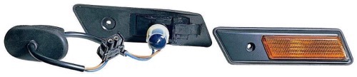 Right (Passenger) Side Repeater Light for 1989 - 1995 BMW 525i, OEM Side Repeater Replacement: 63131378010