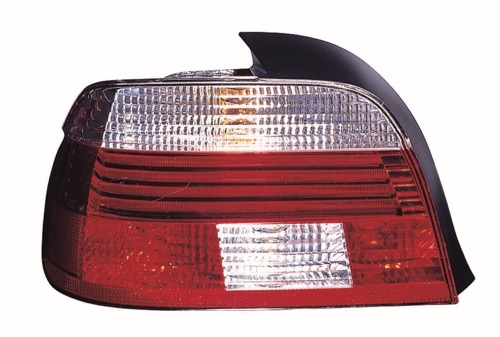 Left (Driver) Rear Tail Light Lens/Housing Assembly Replacement for 2001 - 2003 BMW 540i (4 Door; Sedan), with White Turn Signal Lens,  63216902529, Replacement