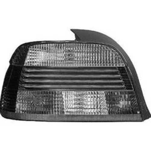 Replacement Left (Driver) Tail Light Lens/Housing for 2001 - 2003 BMW 525i 4 Door Sedan, with Amber Turn Signal Lens,  63216900211