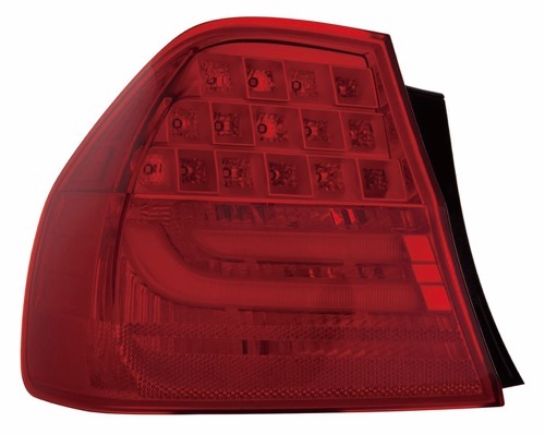 Left (Driver) Tail Light Lens/Housing for 2009 - 2011 BMW M3, Rear Light Assembly Replacement Housing / Lens / Cover, E90 Body Code; Sedan, Includes Lens,  63217289429, Replacement