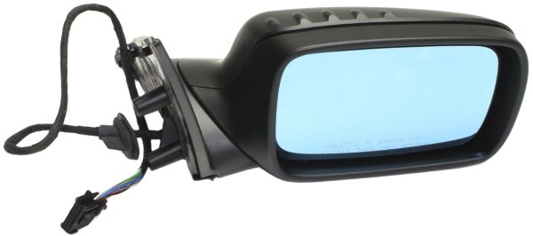 Mirror for BMW 7-Series 2002-2008, Right (Passenger), Power Adjustable, Power Folding, Heated, Paintable, with Memory, Replacement Models: 745i, 745Li, 750i, 750Li, 760i, 760Li