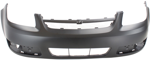 Front Bumper Cover for Chevrolet Cobalt LT Model 2005-2007, Primed (Ready to Paint), Without Fog Light Holes, Replacement