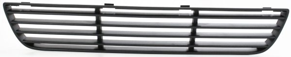 Front Bumper Grille for Chevrolet Cobalt 2005-2010, Center Placement, Textured Finish, Replacement