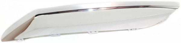 Front Bumper Molding for Chrysler Pacifica 2004-2006, Left (Driver) Side, Upper Position, Plastic Material, Chrome Color, Replacement