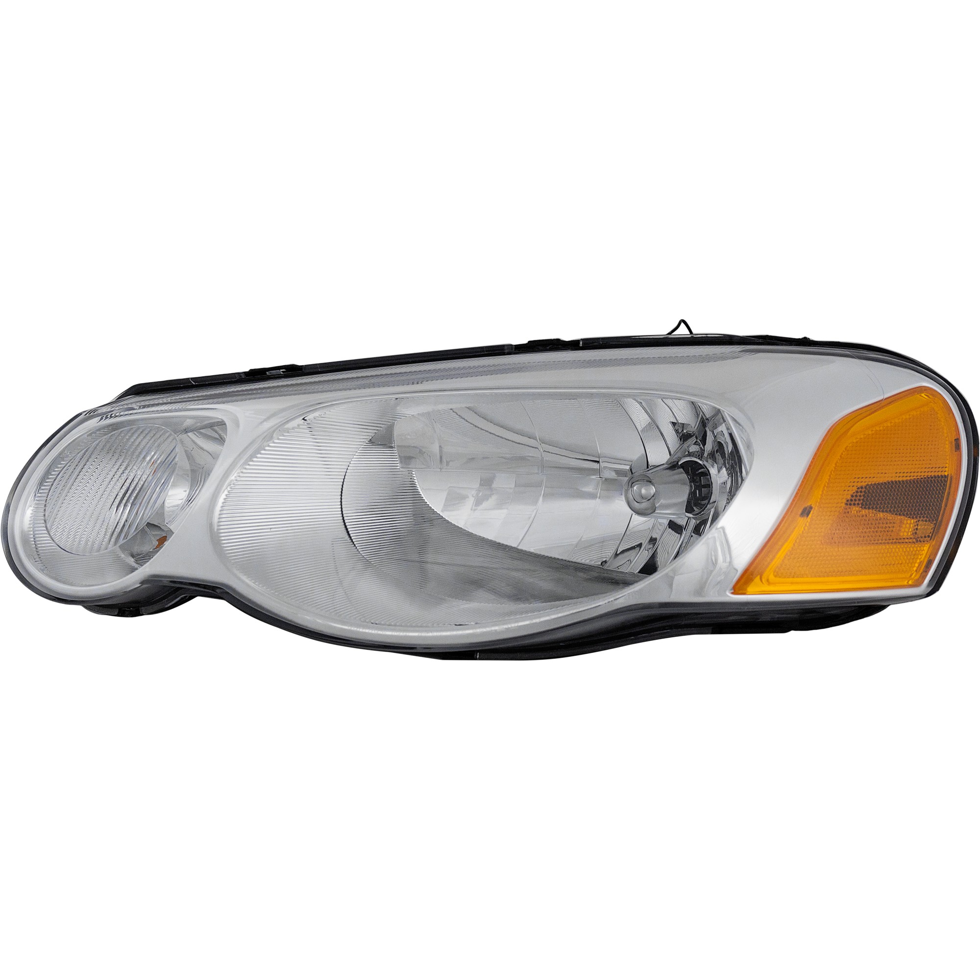 Headlight Assembly for 2004-2006 Chrysler Sebring, Left (Driver) Side, Halogen, Compatible with Convertible/Sedan, Replacement