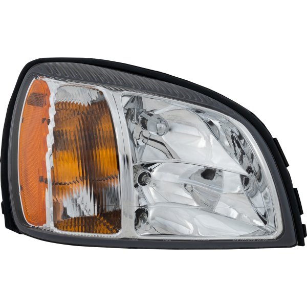Headlight Assembly for Cadillac DeVille 2004-2005, Right (Passenger), Halogen, Replacement
