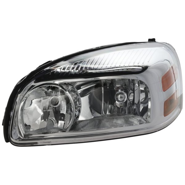 Headlight Assembly for Chevrolet Uplander 2005-2009, Left (Driver) Side, Composite, Halogen, Replacement