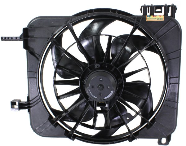 Radiator Fan Shroud Assembly for Chevrolet Cavalier 1995-2002, with Air Conditioning, Replacement