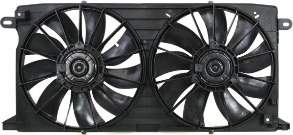 Radiator Fan Assembly for Aurora (2001-2003), Deville (2000-2005), Dual Fan, 8 Cyl Engine, Replacement