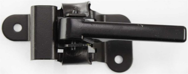 Front Interior Door Handle for Chevrolet Astro / GMC Safari 1985-1992 Smooth Black, Metal, Left (Driver), Replacement