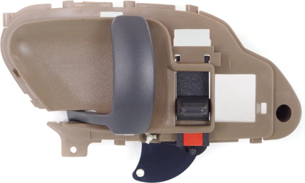 Front Interior Door Handle for Chevrolet C/K Full Size Pickup 1995-2002, Suburban 1995-1999, Beige, Left (Driver), Replacement