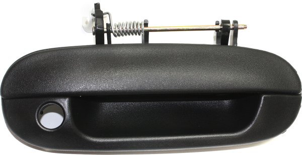 Front Exterior Door Handle for Chevrolet Trailblazer/GMC Envoy 2002-2009, Right (Passenger), Textured Black with Keyhole, Replacement