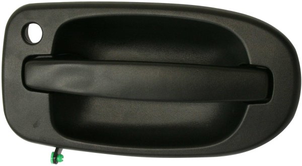 Front Exterior Door Handle for Chevrolet Venture 1997-2005 / Uplander 2005-2009, Left (Driver), Textured Black with Keyhole, Replacement