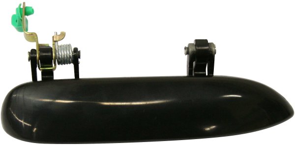 Front Exterior Door Handle for Chevrolet Lumina 1995-2001/Buick Rendezvous 2002-2007, Right (Passenger), Smooth Black, Plastic, Replacement