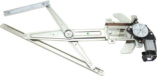 Front Window Regulator with Power Motor for Chevrolet Colorado 2004-2012, Left (Driver), Replacement