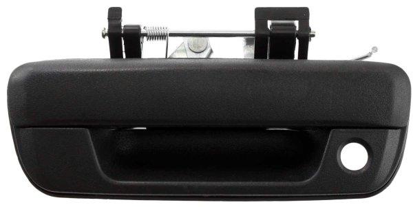Tailgate Handle for Chevrolet Colorado 2004-2012, Outdoor Use, Textured Black Finish with Keyhole, Replacement