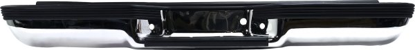 Step Bumper Face Bar and Pad for Chevrolet Suburban/Tahoe 1992-1999, with Pad Provision, without Mounting Bracket, Chrome, Replacement