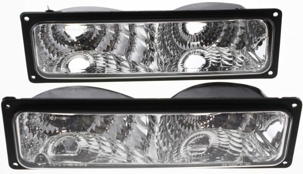 Tail Light Replacement Set for 1994 - 2000 Chevrolet C1500 Suburban, Performance Styled with Clear Lens,  GM2811104, Replacement