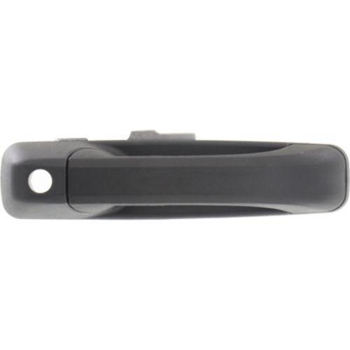 Front Right (Passenger) Outer Door Handle for 2005 - 2007 Jeep Commander, Replacement, without Chrome Trim or Keyhole, Black Textured,  55394236AI 