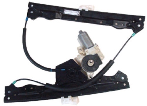 Front Left (Driver) Door Glass Regulator and Power Window Motor Assembly for 2008 - 2010 Dodge Avenger, w/One Touch, OEM 68023491AA-PFM Replacement