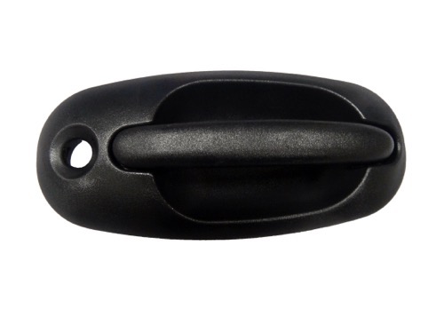 Exterior Rear Right (Passenger) Door Handle for 1996 - 2000 Dodge Caravan, Sliding Door Type, with Cylinder Hole, Paint to Match,  QJ98SJM, Replacement