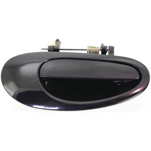 Exterior Rear Right (Passenger) Door Handle for 1998 - 2004 Chrysler LHS, Outer Replacement, Black,  LF04DX8AE