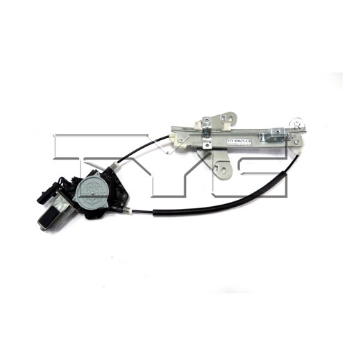 Left (Driver) Rear Door Glass Regulator for 2001 - 2006 Dodge Stratus Sedan, Power Window Motor and Regulator Assembly with Motor,  5016519AB, Replacement