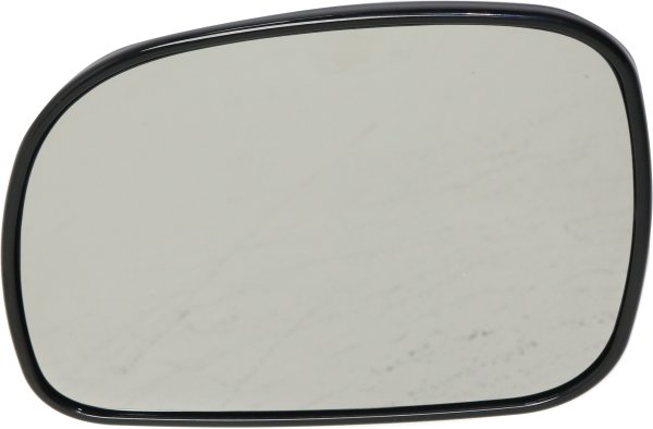 Heated Mirror Glass with Backing Plate for 1996-2004 Dodge Caravan/Grand Caravan, Chrysler Town and Country, Left (Driver) Side, Replacement