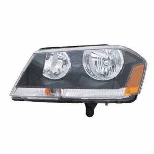 Left (Driver) Headlight Assembly for 2008-2014 Dodge Avenger, Front Headlight Assembly Replacement Housing/Lens/Cover - (R/T) Composite; OEM 5303745AD, Replacement