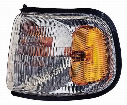 Left (Driver) Parking Light Assembly for 1994 - 1997 Dodge B1500, Lens Cover, Park/Signal Combination, OEM (OEM): 55054873, Replacement