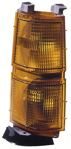 Left (Driver) Side Parklamp Assembly for 1984 - 1986 Dodge Caravan, Includes Signal Light and Lens Cover,  4174885, Replacement
