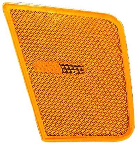 Front Right (Passenger) Side Marker Light Assembly for 2005 - 2007 Jeep Liberty, Mounted at Lower Rear of Bumper,  55156882AB, Replacement