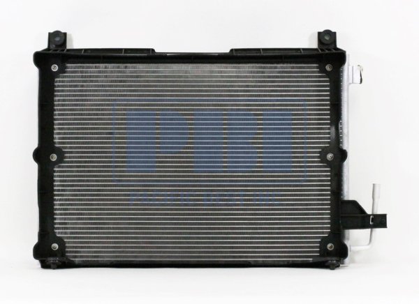 A/C Condenser for 1998 - 2002 Dodge Ram 1500 (GAS) - Early Design with Plastic Shroud,  55055824AC, Replacement