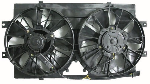 Radiator Cooling Fan Assembly for 1995 - 2000 Dodge Stratus Engine, Dual Fan Assembly, Fits 2.0L L4 and 2.4L L4,  CH3115113, Replacement