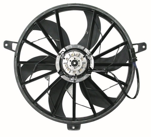 Radiator Cooling Fan Assembly for 2004 Jeep Grand Cherokee 4.0L L6 Engine, without Tow Package - OEM Replacement: CH3115142